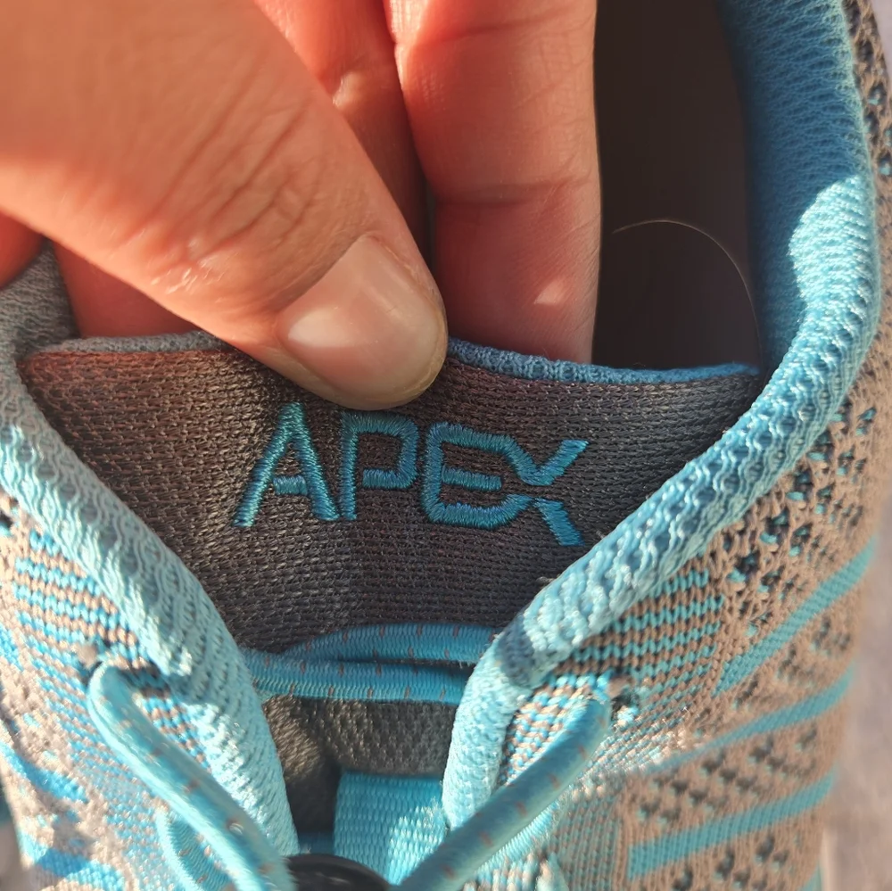 Apex Teal and Gray Sneakers‎